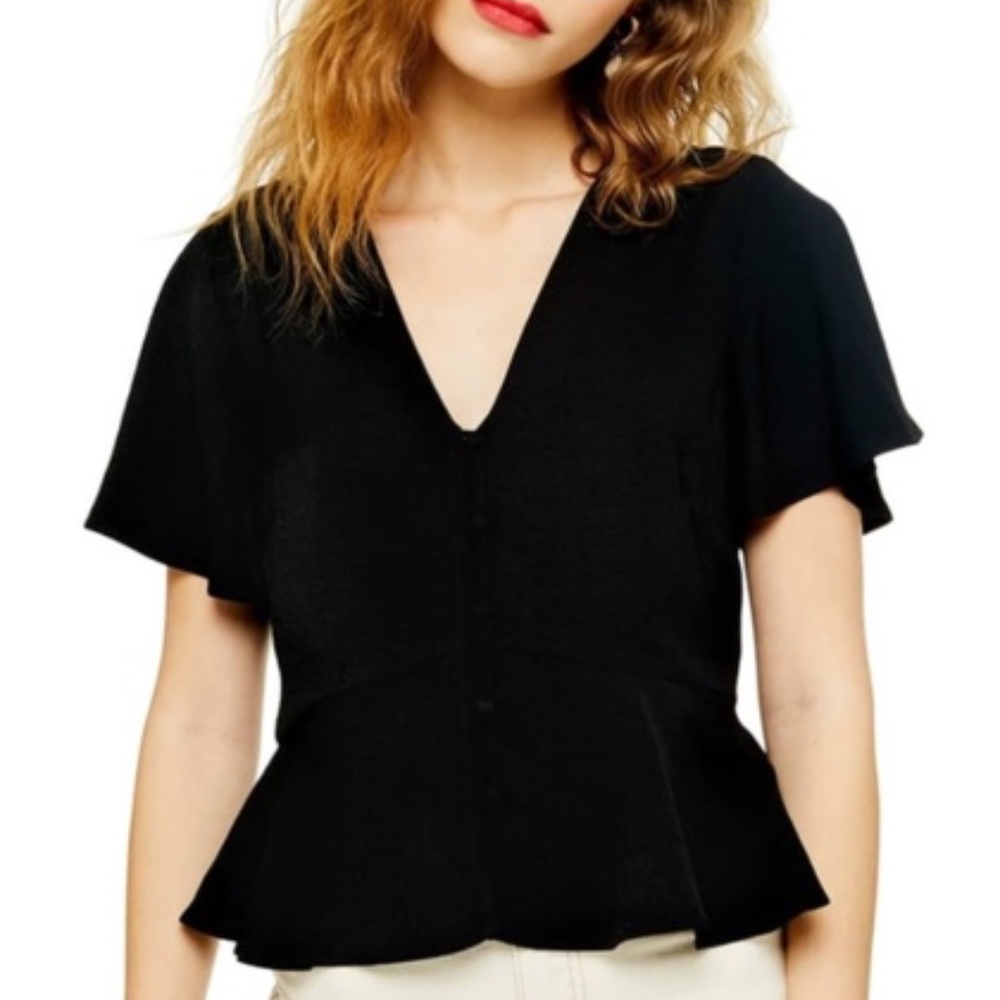 Topshop Short Sleeved Top / Blouse